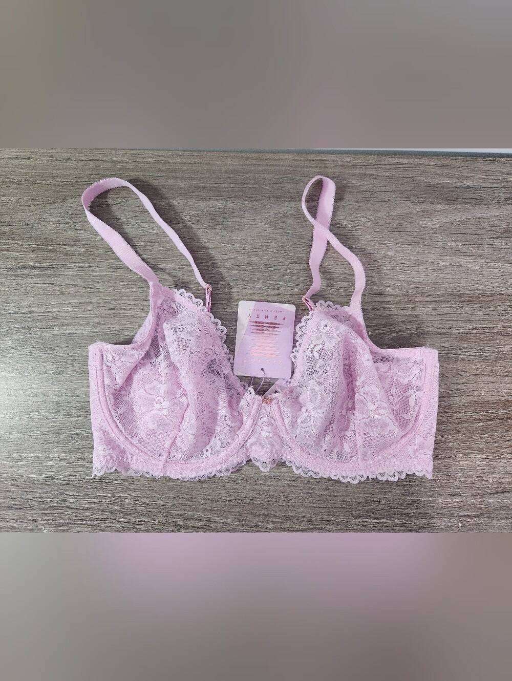 Savage Fenty by Rihanna Purple Lace Bra